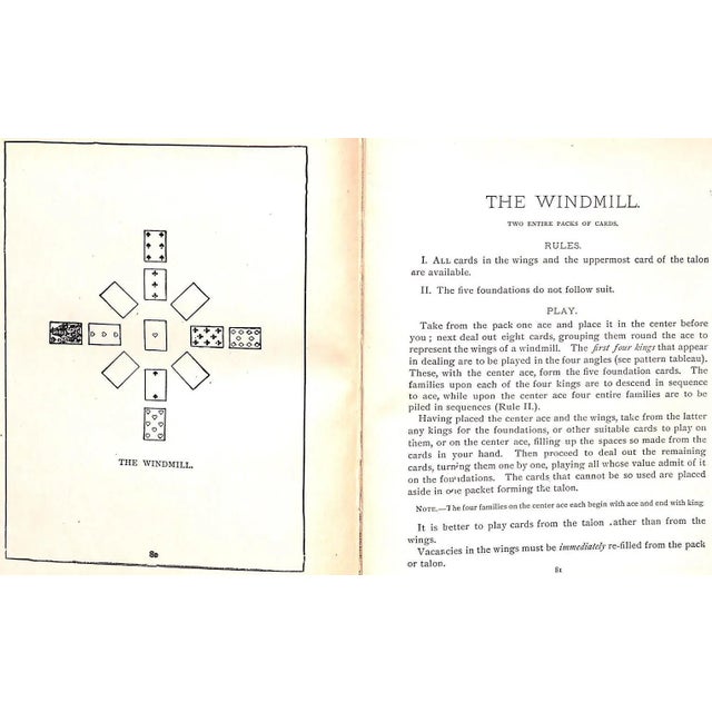 "Dick's Games of Patience; Or Solitaire With Cards" 1912 Dick, William B. For Sale - Image 4 of 9
