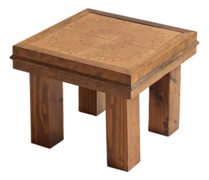 1960s The Danish Tile Top Low Side Table