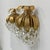 Brass and Crystal Pineapple Wall Lamps by Ernst Palme for Palwa, Germany, 1960s, Set of 2 For Sale - Image 4 of 8