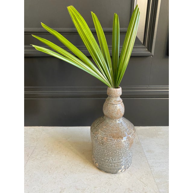 Vintage 1970’s Rustic Studio Pottery Vase For Sale - Image 10 of 11