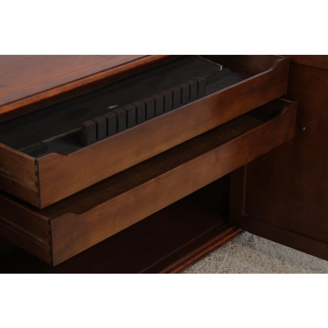 1970s Baker Milling Road 3 Door Mahogany Sideboard For Sale - Image 5 of 15