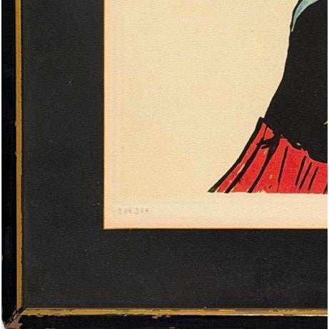 Art Nouveau Vintage Henri De Toulouse-Lautrec Jane Avril Musée d'Albi Lithograph Numbered 206 of 350 For Sale - Image 3 of 11