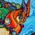 This is a one of a kind original cubist painting by San Diego artist, Alexander Arshansky. Its dimensions are 9x12x1.5. It...