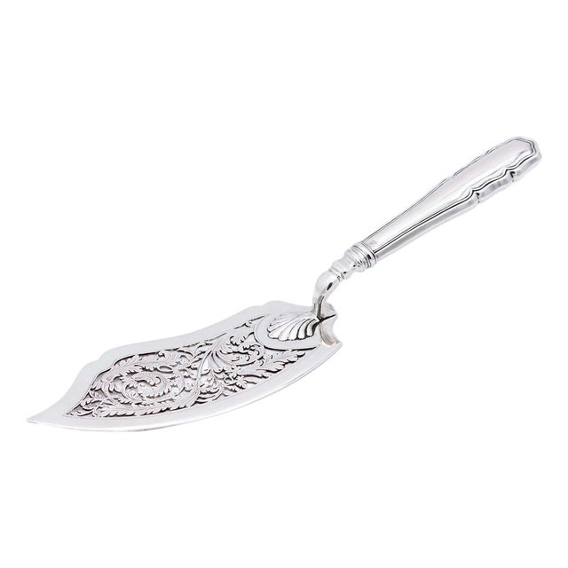 Silver Fish Serving Spatula For Sale