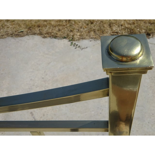 Gold Antique Bed in Gilt Brass, 1890s For Sale - Image 8 of 18