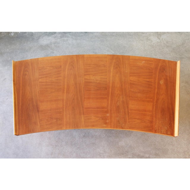 1950s Harvey Probber (Attr.) Mid Century Walnut Advent Executive Desk Mid Century For Sale - Image 10 of 12