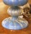 Glass Pair of Mid-Century Italian Murano Blue Art Glass Table Lamps With Custom Shades For Sale - Image 7 of 8