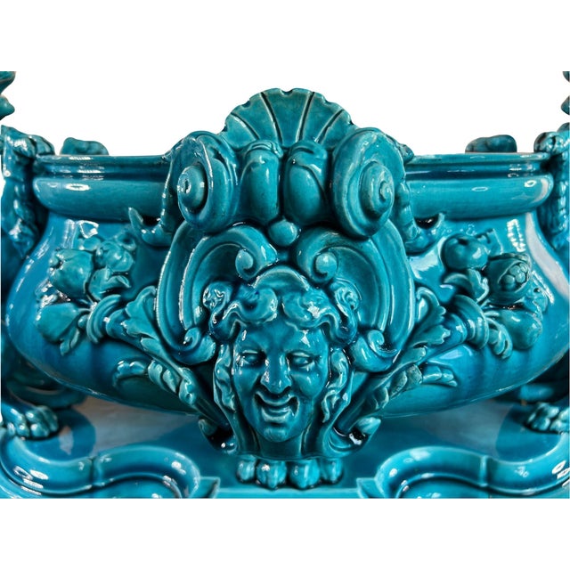 Large Slip Planter from Jules Vieillard Bordeaux, 19th Century For Sale - Image 9 of 18