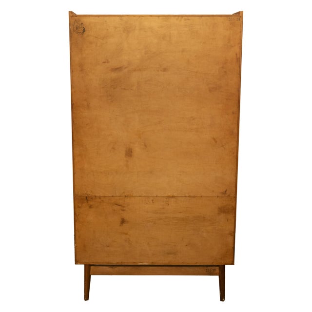 Authentic Mid Century Modern Danish Teak Bookcase Cabinet by Johannes Sorth 1965 For Sale - Image 10 of 11
