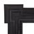 Italian Ebonized Wood Ripple Frame, C. 1860. For Sale - Image 4 of 8