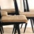 1950s Dining Chairs in Black Lacquered Wood and Velvet attributed to Silvio Cavatorta, Italy, 1950s, Set of 6 For Sale - Image 5 of 12