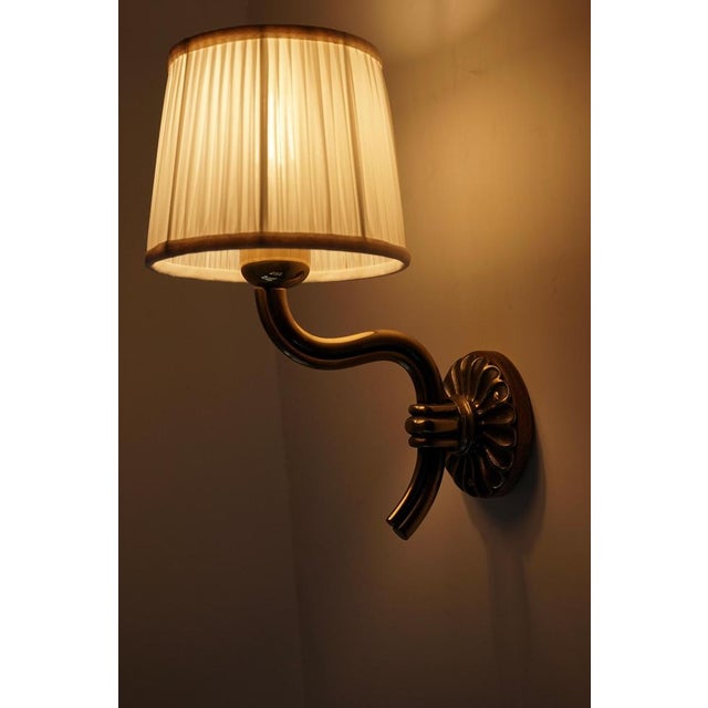 Vintage Brass Wall Sconces from Hugo Gorge, 1937 For Sale - Image 11 of 18