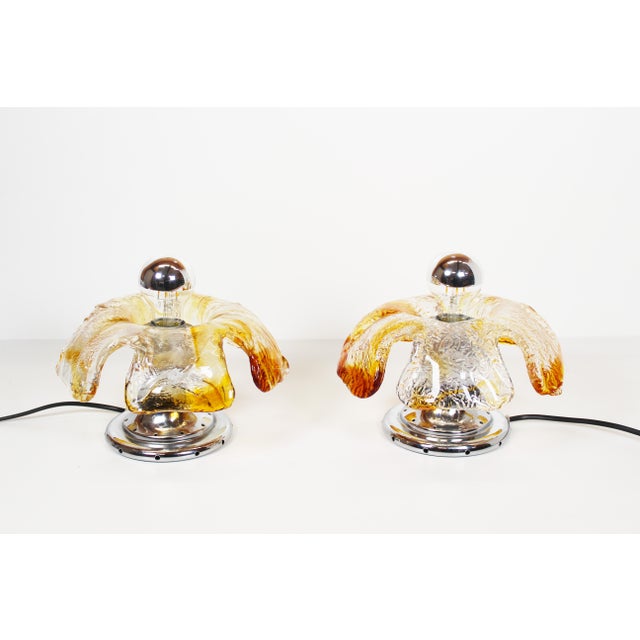 Murano Glass Table Lamps by La Murrina, 1970s, Set of 2 For Sale - Image 10 of 10