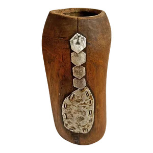 Vintage Tutsi Wood Jar