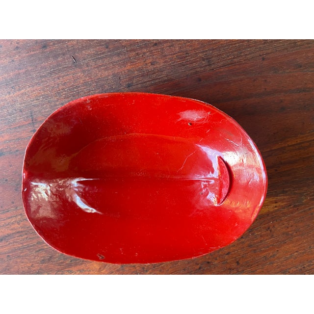 Workaday Handmade Japanese Mid Century Lacquer Tortoise Turtle Jewelry Box For Sale - Image 4 of 6