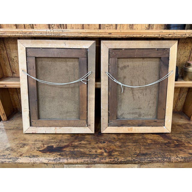 Pair of European Portrait Paintings, Mother & Daughter, Late 19th Century For Sale - Image 12 of 16