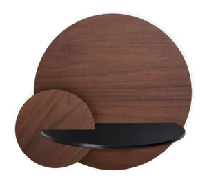Alba L Round Bedside Table by Daniel García Sánchez for WOODENDOT