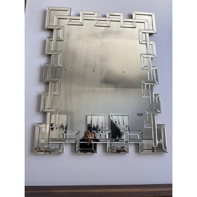 Maze Mirror - antique all clear glass