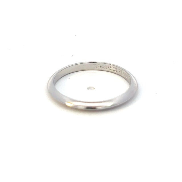 Authentic Tiffany & Co Estate Wedding Band 2 mm Thick Platinum TIF744 TRUSTED SELLER SINCE 2002 DETAILS Style: Wedding...