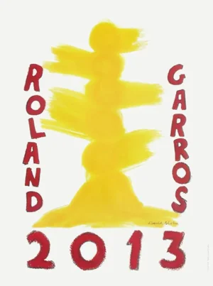 2013 David Nash Roland Garros Poster