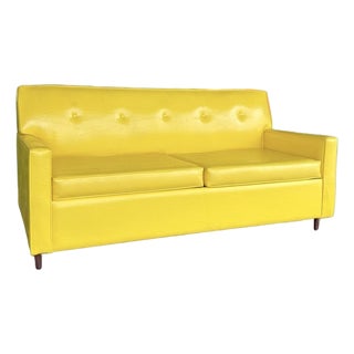 Mid Century Castro Convertible Loveseat For Sale