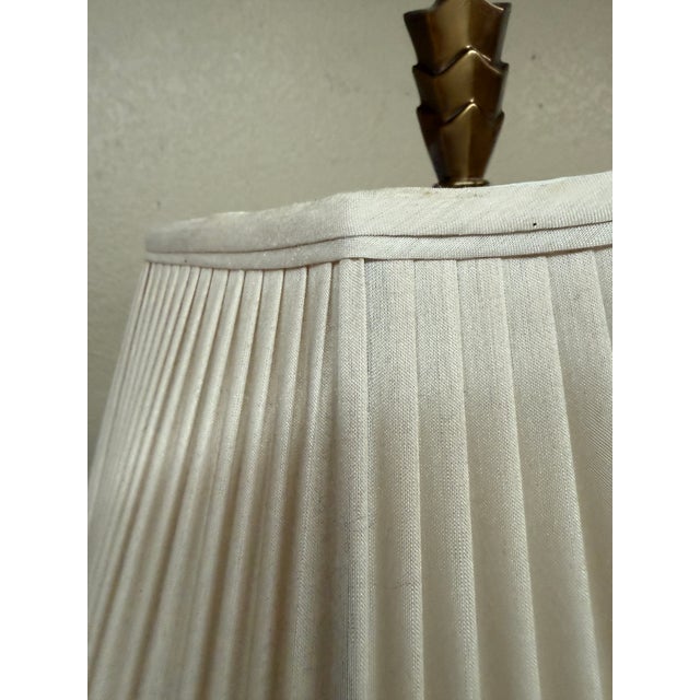 Late 20th Century Cut Glass + Silver Art Deco Table Lamps, Pair For Sale - Image 9 of 12