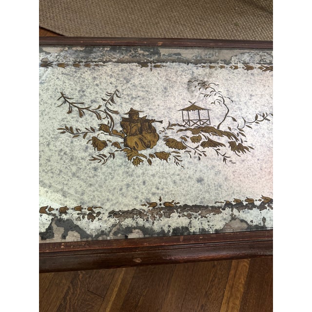 Chinoiserie Chinoiserie Églomisé Coffee Table For Sale - Image 3 of 8
