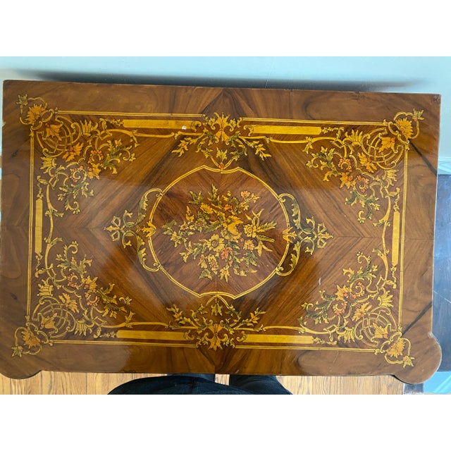 Vintage Louis XV Revival Card and Game Table For Sale In Washington DC - Image 6 of 11
