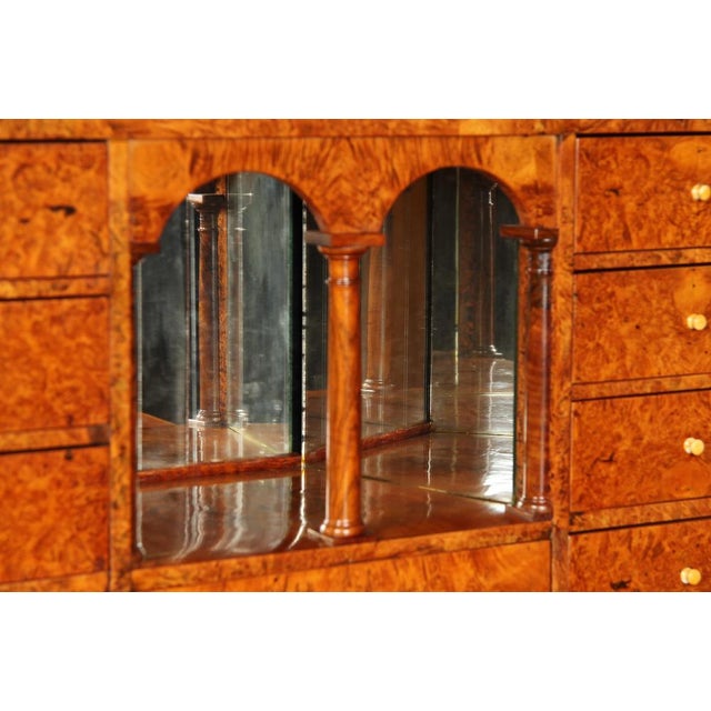 Antique Biedermeier Walnut Secretary, 1835 For Sale - Image 6 of 18