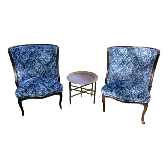 Pair of Vintage Accent Chairs For Sale