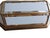 1970s Square Wall Light in White Opaline Glass and Gold Patinated Metal, Italy, 1970s For Sale - Image 5 of 10