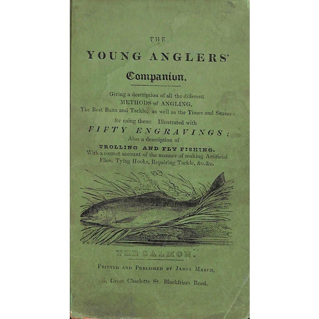 [26] pp. 7 1/4" x 4 1/4" Illustrated with fifty engravings also a description of trolling & fly-fishing Bound by Sangorski...
