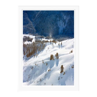 Toni Frissell 'St Anton Snow' Archival Pigment Print Framed in White For Sale