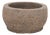 Antique Chinese Furrowed Stone Basin, 19th Century For Sale