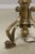 Traditional Chapman Solid Brass Floor Lamp W. Black Shade For Sale - Image 3 of 9