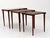 Rosewood Nesting Tables with Ceramic Tiles, Denmark, 1960s, Set of 3 For Sale - Image 11 of 18