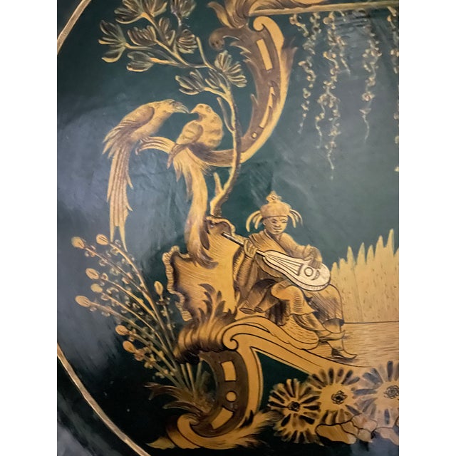 Late 19th Century Antique Papier-Mâché Tray For Sale - Image 5 of 12