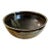 Vintage Late 20th Century Studio Pottery Hand Thrown Glazed Centerpiece Bowl, Brown Colors Stamped Prins For Sale