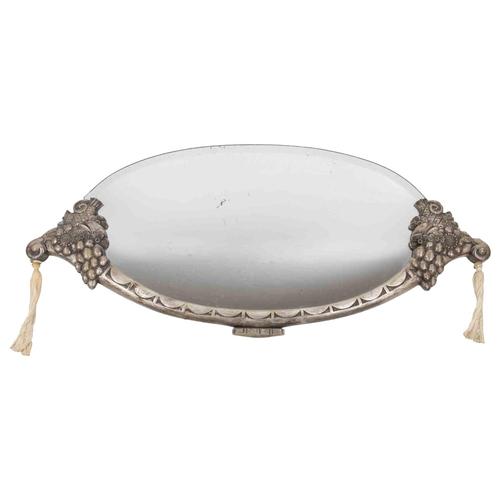 Glass Jugendstil Wall Mirror, Early 20th Century For Sale - Image 7 of 7