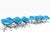Gemma Bernal “Martini” Swivel Chair for Source International – Teal Bouclé, Chrome Caster Base For Sale - Image 12 of 16