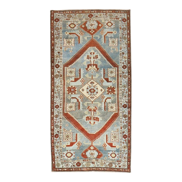 Early 20th Century Persian Malayer Accent Rug - 3'7" x 6'11" For Sale