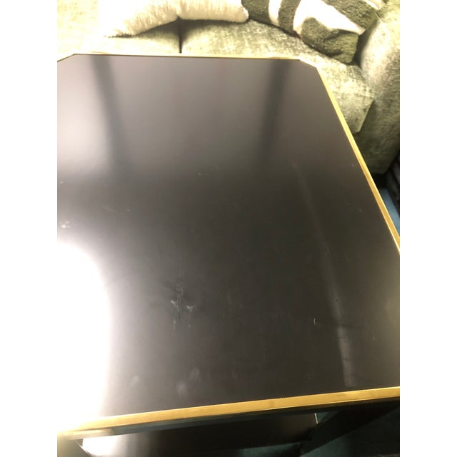 2020s Modern History Home Pair of Wilson End Tables Ebony-Showroom Samples For Sale - Image 5 of 9