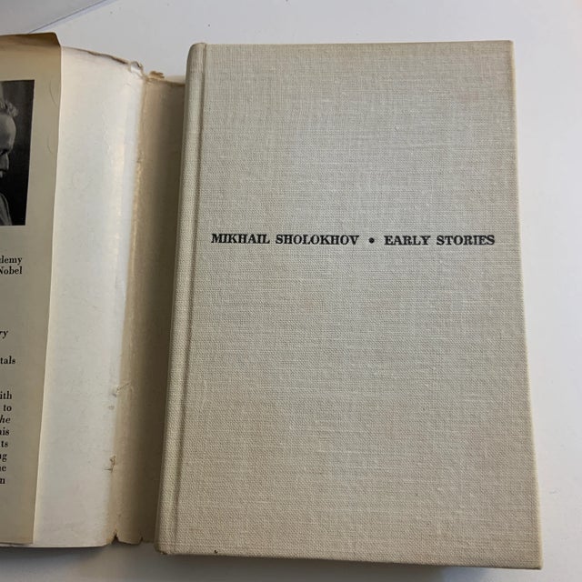Shabby Chic 1966 Mikhail Sholokhov Early Stories Book For Sale - Image 3 of 10