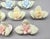 Set of 18 Vintage Ardalt Porcelain Floral Place Card Holders – Pastel Flowers – Spring Entertaining / Cottagecore / Romantic Tabletop For Sale In Houston - Image 6 of 14