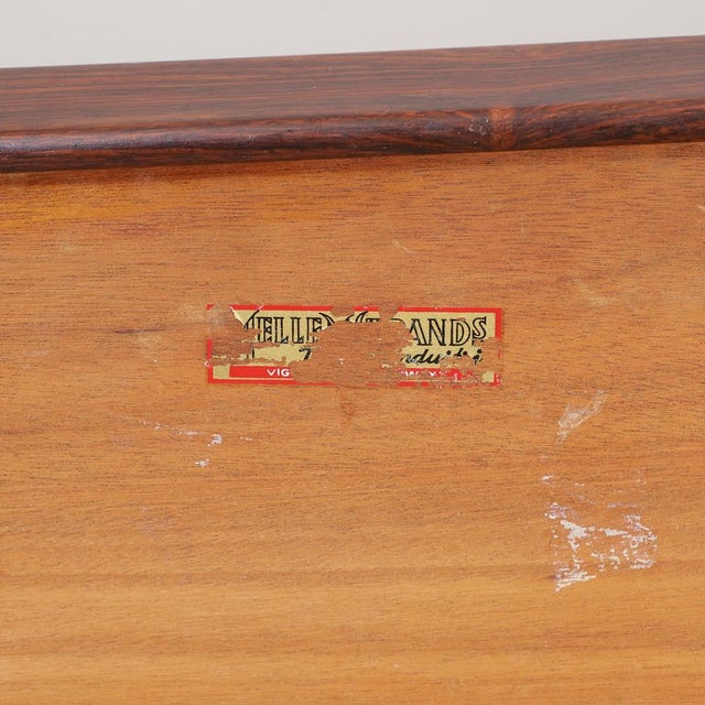 Bench by Torbjørn Afdal model “Krobo” made in Rosewood/palissander for Bruksbo, Norway, 1960s. This one is the longest one...