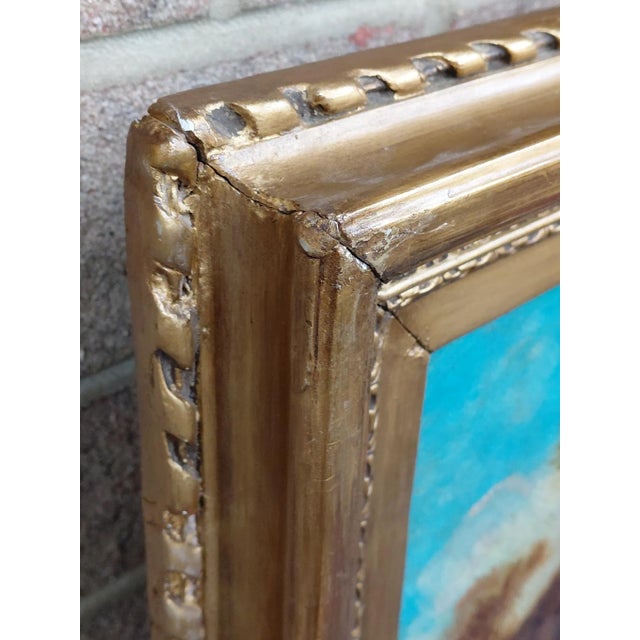 Framed Signed Ludwig Knaus "Child Explorers" Oil on Canvas For Sale - Image 9 of 12