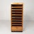 Brown Vintage Birch Roller Shutter Cabinet from Ekawerk Horn Lippe, Germany, 1950s For Sale - Image 8 of 18