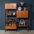 1960s Vintage 20th Century Italian Modular Teak Wall Cabinet, 1960s For Sale - Image 5 of 18