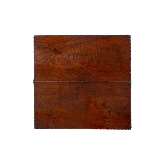 Antique George III Mahogany Tea Table For Sale - Image 6 of 11