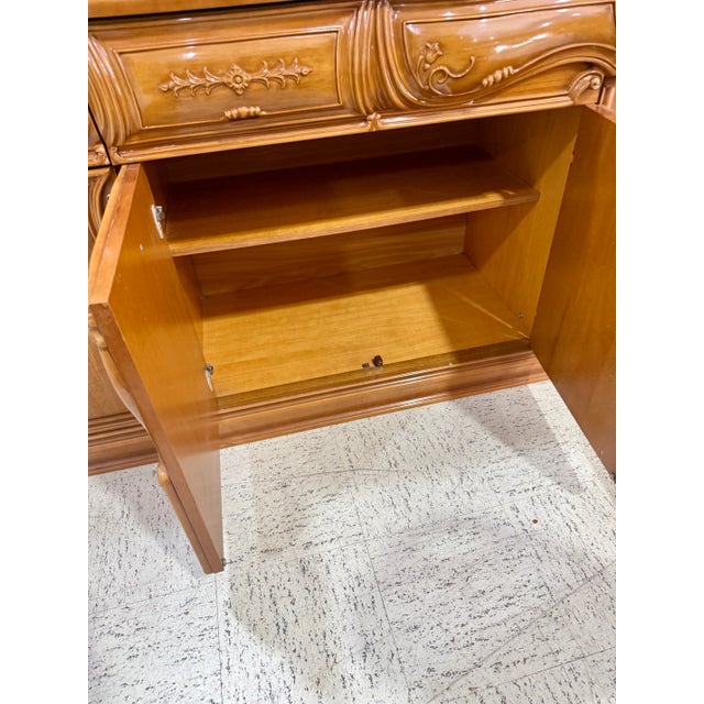 Italian Rococo Revival 3 Piece Dining Ensemble Masetti, c.1970s For Sale - Image 12 of 16